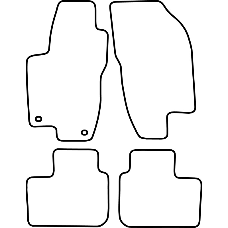Set de tapis de sol sur mesure pour Alfa Romeo 156 1997-2003
