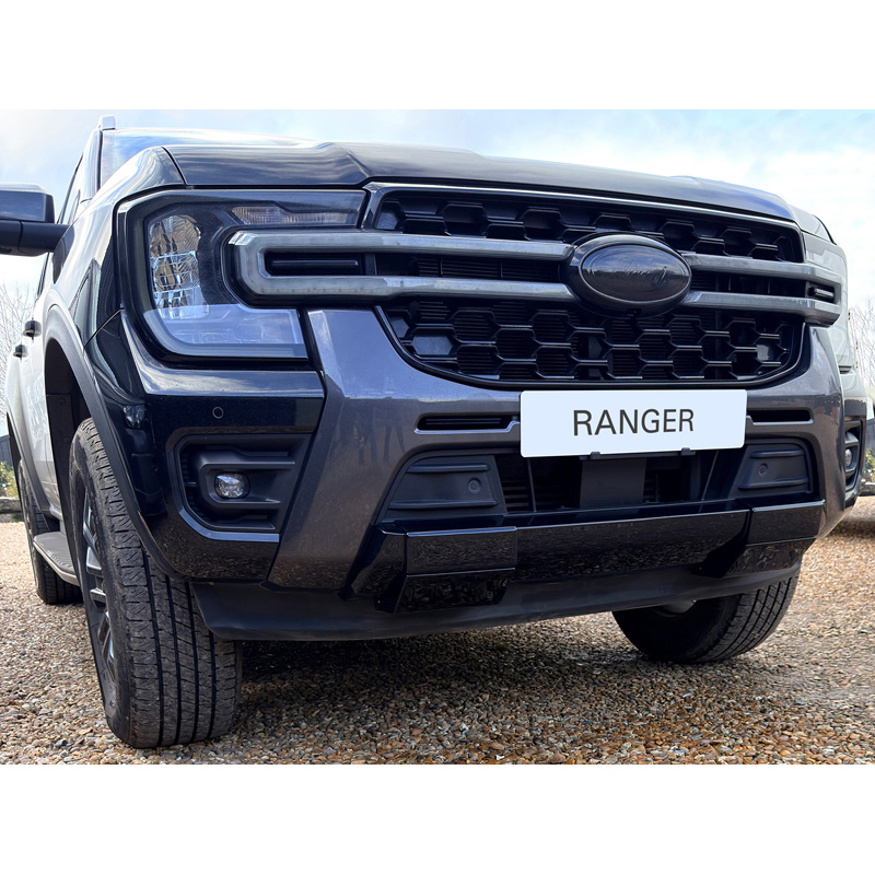 RGM 'Skid-Plate' sur mesure pour Ford Ranger Wildtrak/ Wildtrak X & Stormtrak 2024- (Noir Brillant ABS)