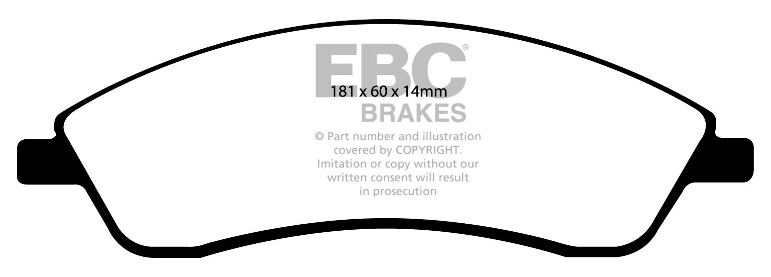 EBC Brakes AC Cobra 4.2 62-63 Remblokken voorzijde