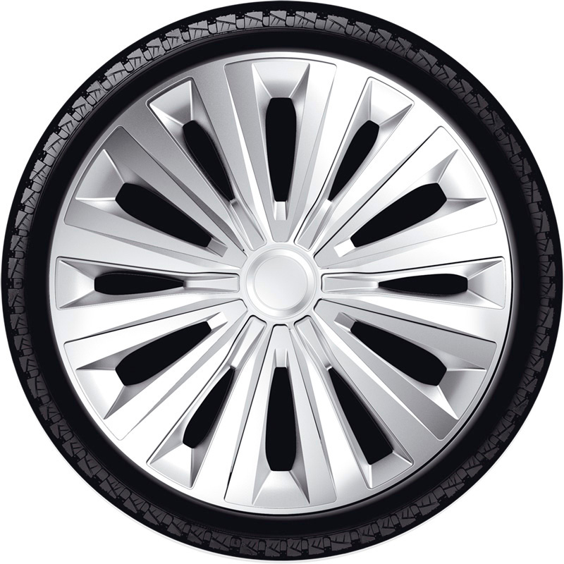 Jeu d'enjoliveurs J-Tec Multi 15-inch argent
