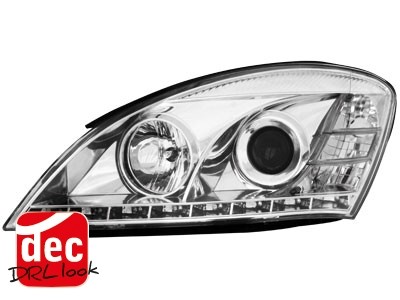 Phares Kia Ceed 06-09 Yeux du Diable Dayline chrome