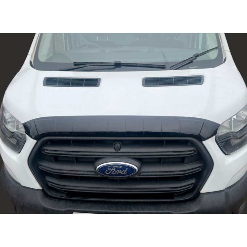 RGM Protecteur de capot sur mesure pour Ford Transit IV Facelift 2020- Noir Brillant
