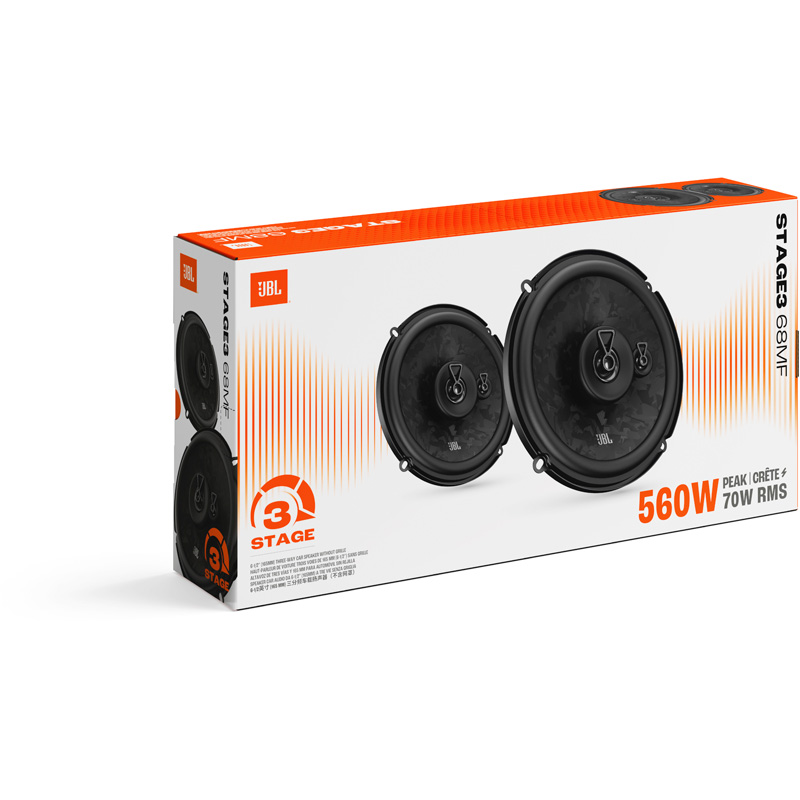 JBL Stage 3 Gen2 68F 6.5'' (13cm) 3-Voies 560Watt Set de haut-parleur (sans grille)