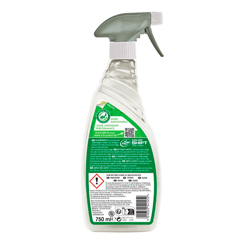 Turtle Wax 54145 Color Shift Nettoyant jantes 750 ml