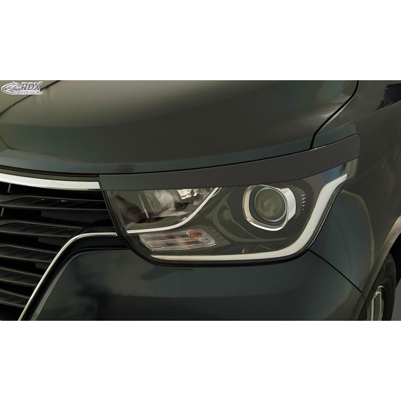 RDX Spoilers de phares sur mesure pour Hyundai H-1 / H300 / i800 2018- (ABS)