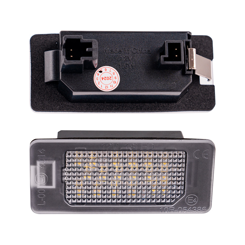 Éclairage de Plaque d'Immatriculation LED sur mesure pour Fiat 500X (6X) 2018-2022 / 500X (7X) 2021- / 500e 2020- / Abarth 500 EV 2023- & Alfa Romeo Tonale 2022-