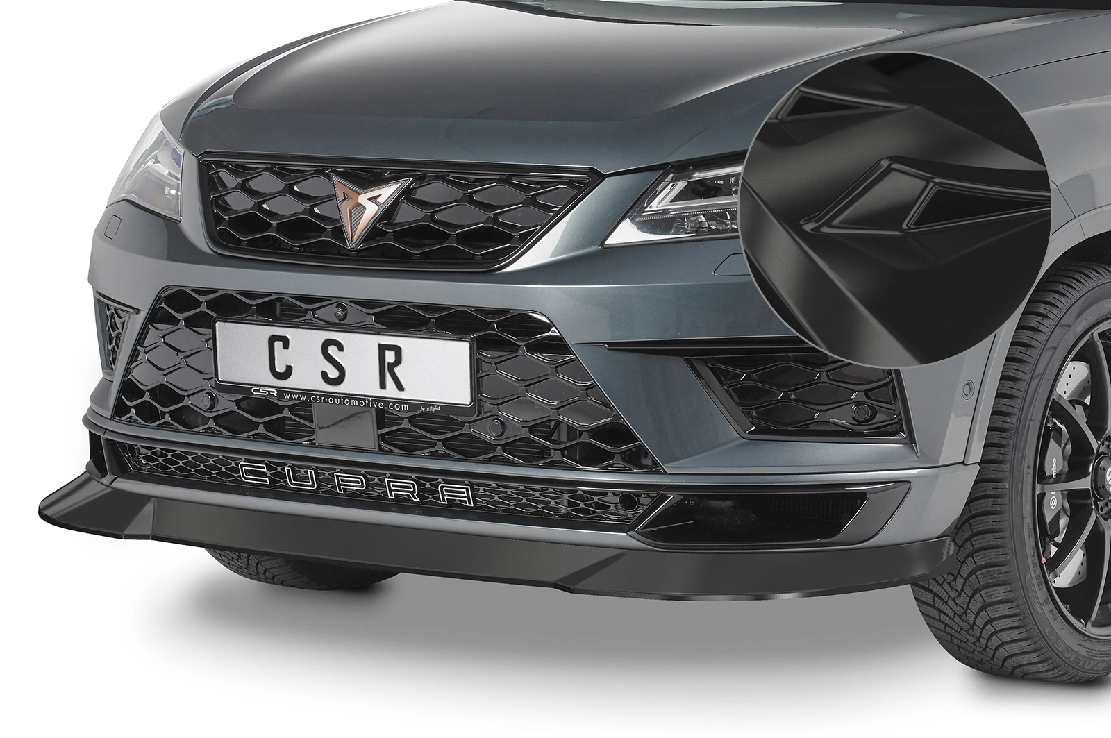 Voorspoiler Cupra Ateca Glans Zwart – 12/2018–11/2020