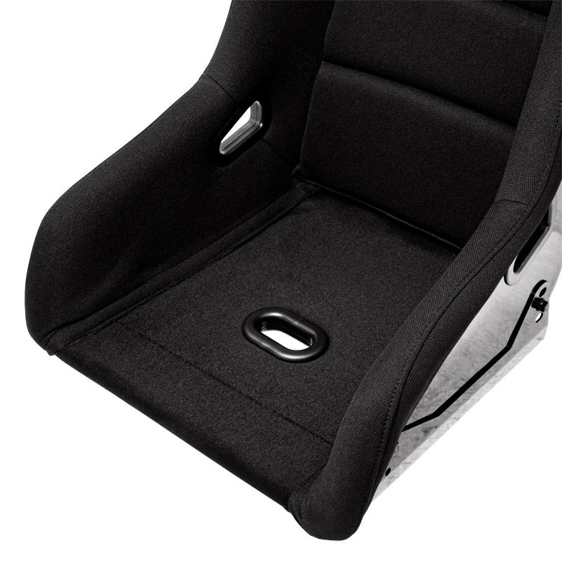 Siège baquet 'BS1' - Noir - Dossier fixe en polyester - incl. glissières