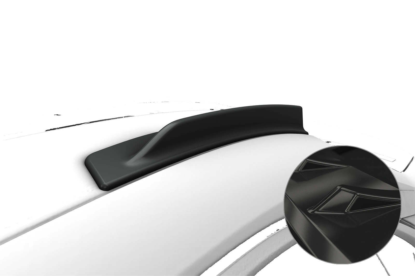 Becquet de toit sur mesure pour Audi A3/S3/RS3 (8Y) Sportback 2020-2024 - Noir brillant