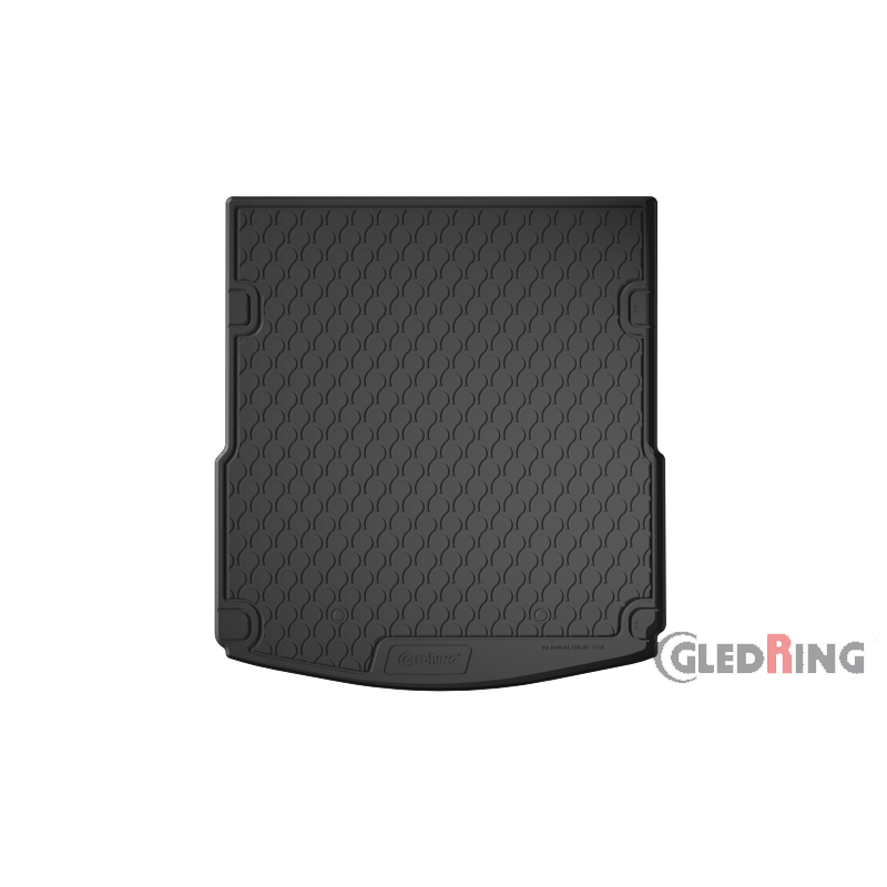 Coquille coffre-arrière Rubbasol (caoutchouc) sur mesure pour Audi A6 (4F) Sedan 2005-2011 (Sol en haut)