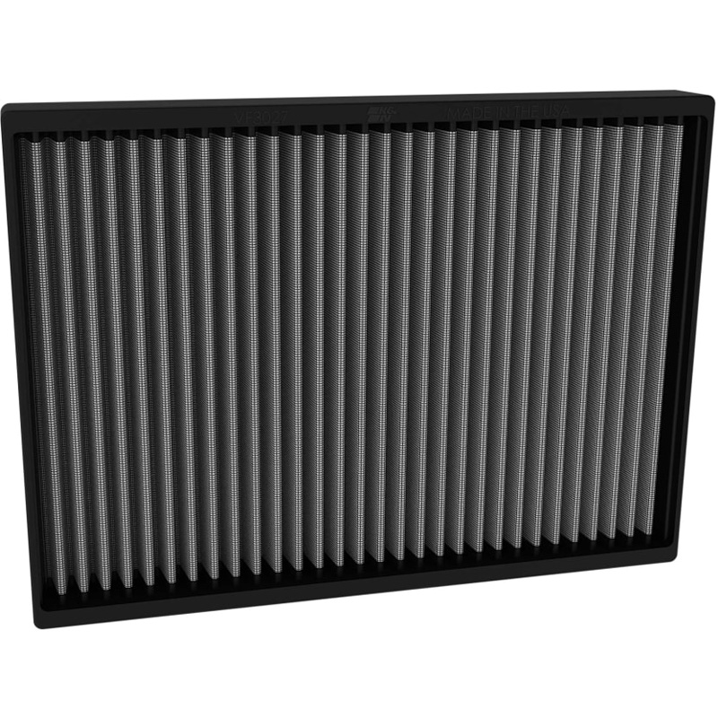 K&N Filtre à Air d'Habitacle sur mesure pour Audi A4 / A5 / A6 / A7 / A8 / Q5 / Q6 / Q7 / Q8 (y compris les versions S, RS, Quattro, Avant et Sportback) (VF3027)