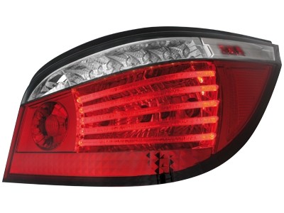 Feux arriere LED BMW E60 lim. rouges/blanc