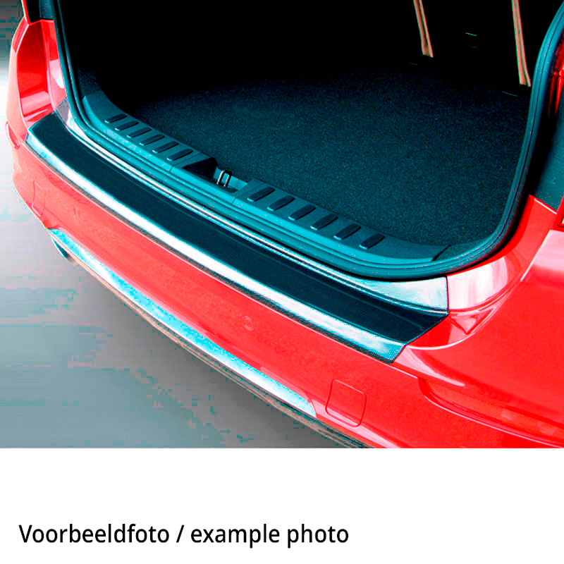 RGM Protection de seuil arrière (ABS) sur mesure pour Skoda Superb IV Estate 2024- Aspect carbone