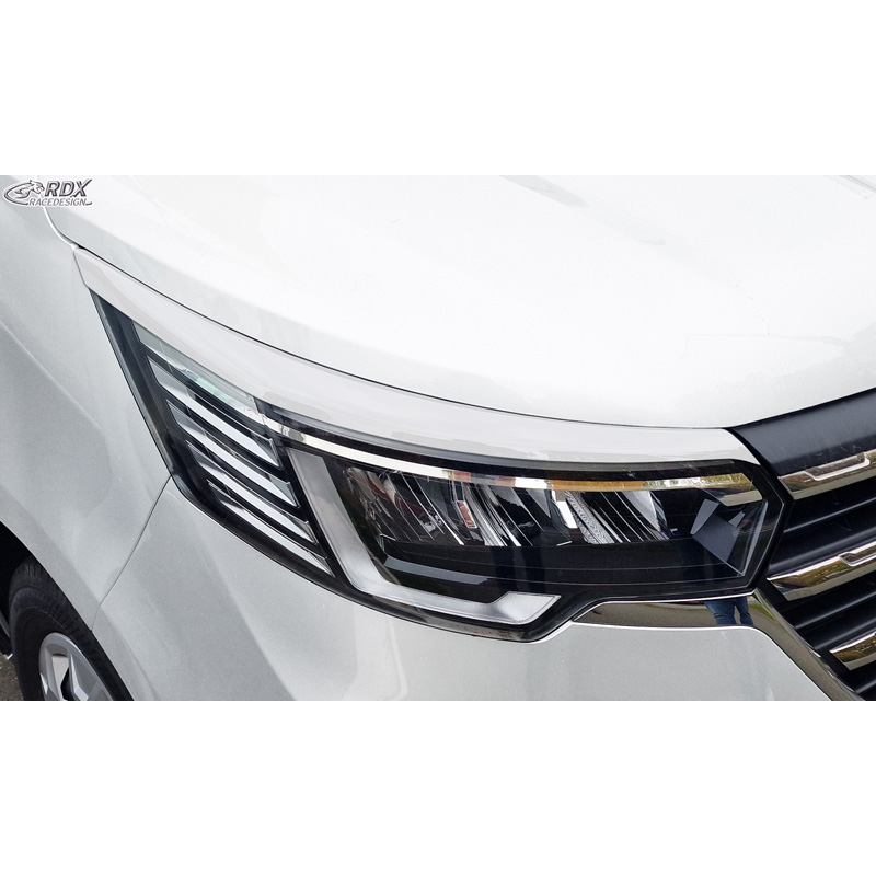 RDX Spoilers de phares sur mesure pour Renault Master III Facelift 2019-2024 (ABS)