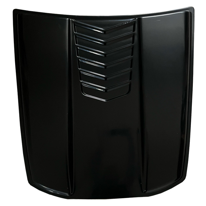 Écope de capot sur mesure pour Volkswagen Amarok MK1 2010-2022 & Nissan Navara D40 2005-2010 - Noir brillant