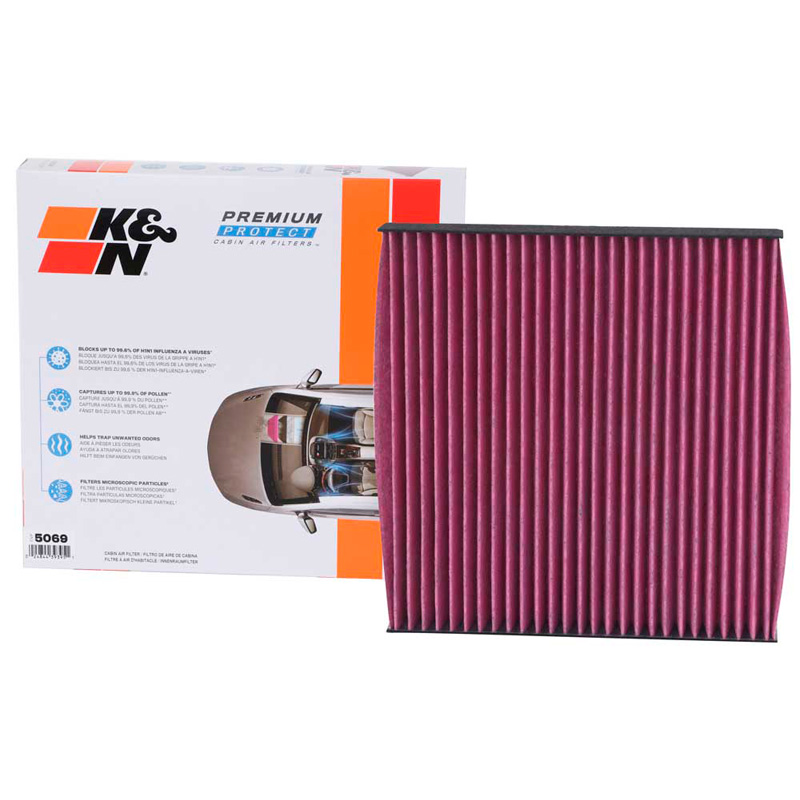 K&N Filtre à Air d'Habitacle Jetable Premium sur mesure pour Honda divers modèles (DVF5069)