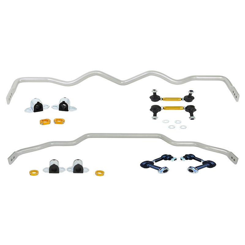 Whiteline Kit de barre stabilisatrice avant et arrière sur mesure pour Infiniti G Cabrio/Coupé/Sedan / Nissan 370 Z Coupé/Roadster Z34/Skyline V36 2006-