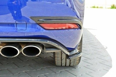 Zijdiffusers VW Golf 7.5 R Facelift Glans Zwart