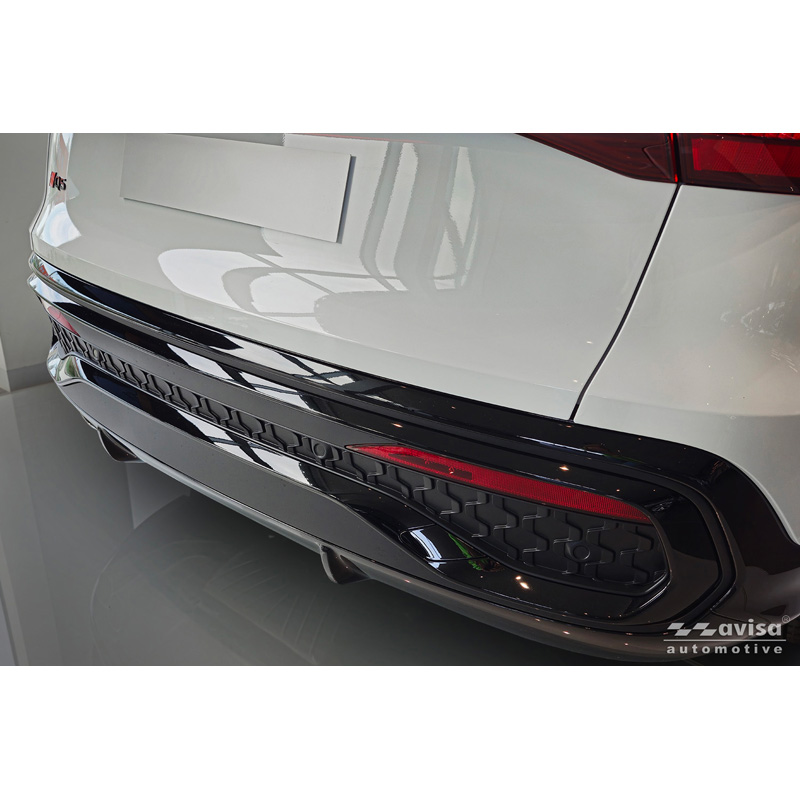 Avisa Protection de seuil arrière inox sur mesure pour Audi Q5 (GUB) 2025- 'Ribs'