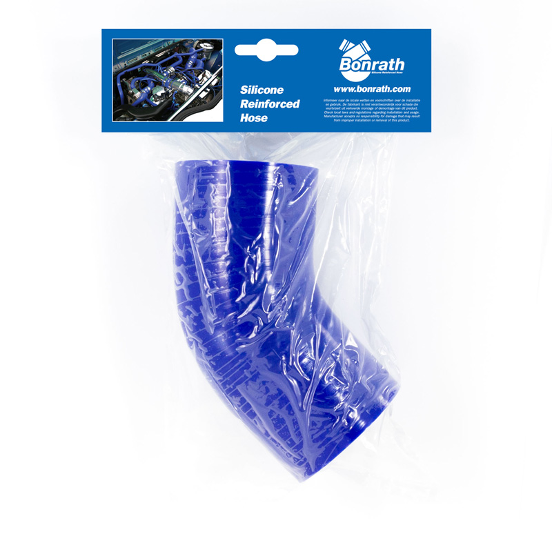Bonrath Durite Silicone coudée 45 degré - Longueur: 50mm - Ø57mm