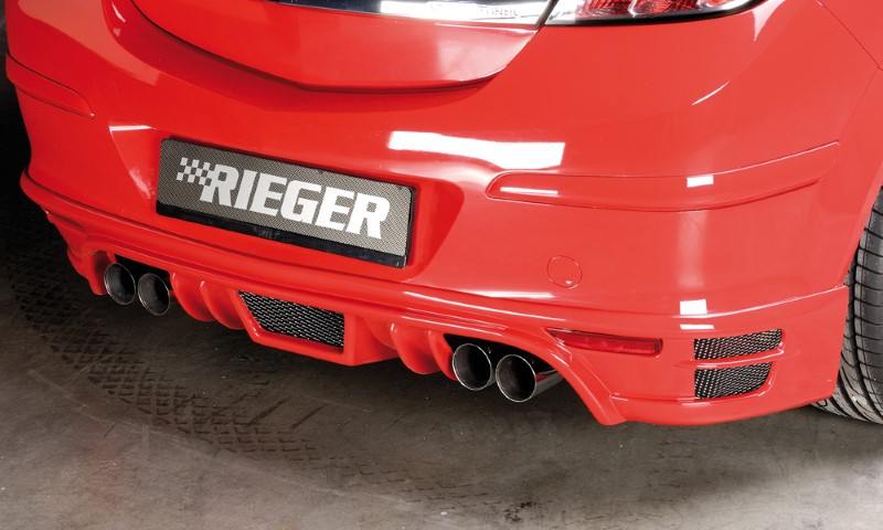 Achteraanzet Opel Astra H GTC Rieger(inclusief gaas)