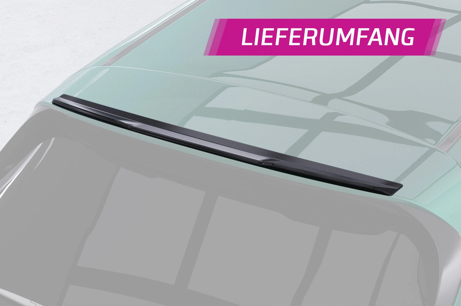 Achterspoiler Alfa Romeo Tonale glans zwart