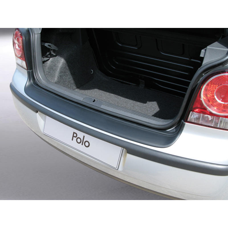 Protection de seuil arrière (ABS) sur mesure pour Volkswagen Polo 9N/9N2 Noir