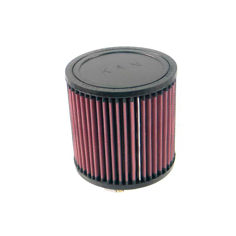 K&N Filtre à Air Universel Cylindrique 76mm raccordement, 127mm diamètre, 127mm hauteur (RU-2430)