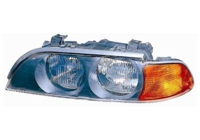 koplamp, H7+HB3, oranje knipper, links,-09/2000 BMW 5 serie E39,