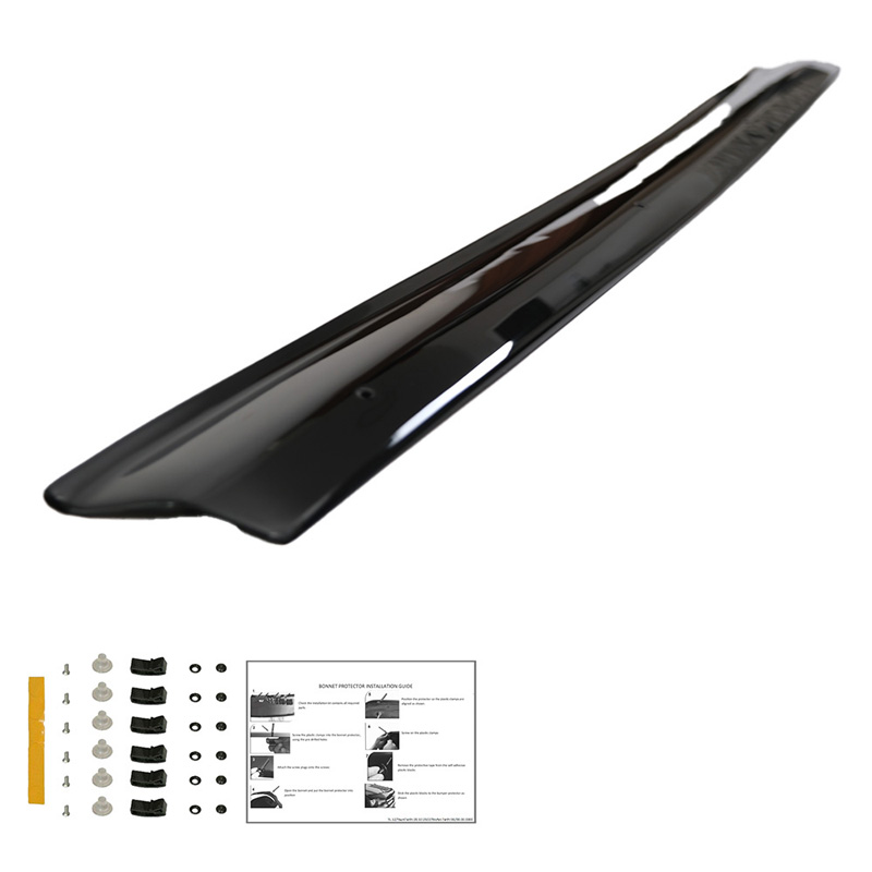 Protection du capot sur mesure pour Fiat Ducato 3ème Gen. & Citroën Jumper & Peugeot Boxer 2006-2014 - Noir brillant