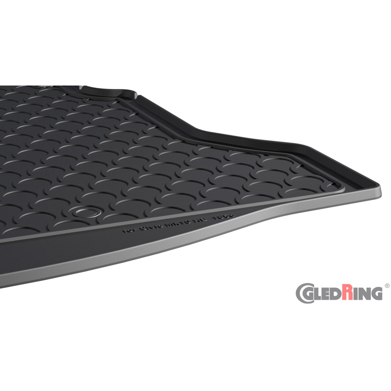 Coquille coffre-arrière Rubbasol (caoutchouc) sur mesure pour Honda Civic X HB 5-portes 2017-2022 (Sol en bas)