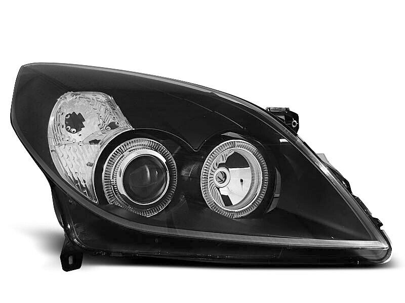 Phares Opel Vectra C 05-08 Angel Eyes noire