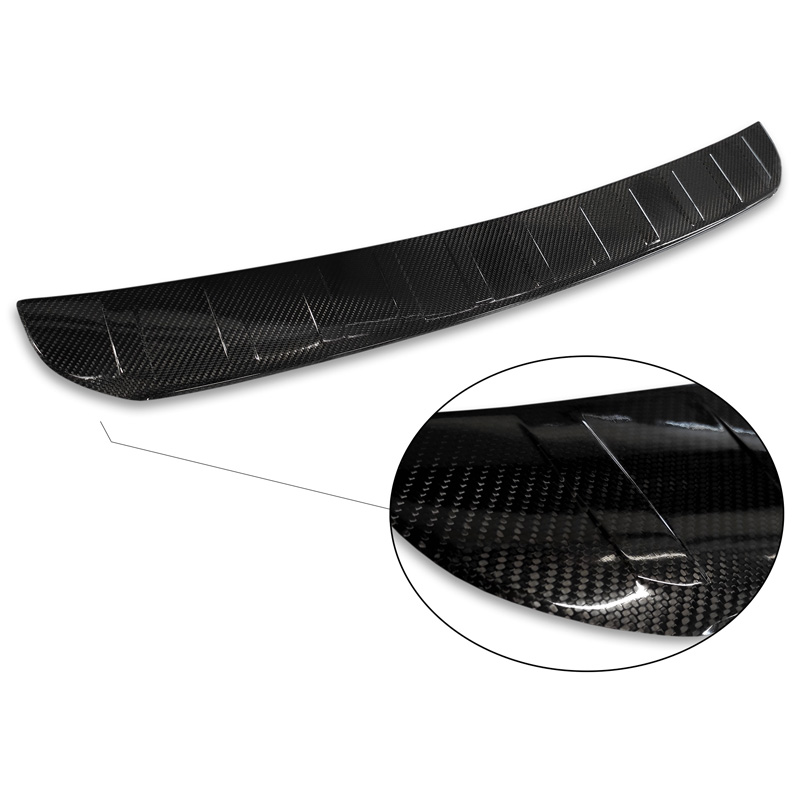 Protection de seuil arrière carboné 3D sur mesure pour Mercedes GLB (X247) incl. AMG 2019-