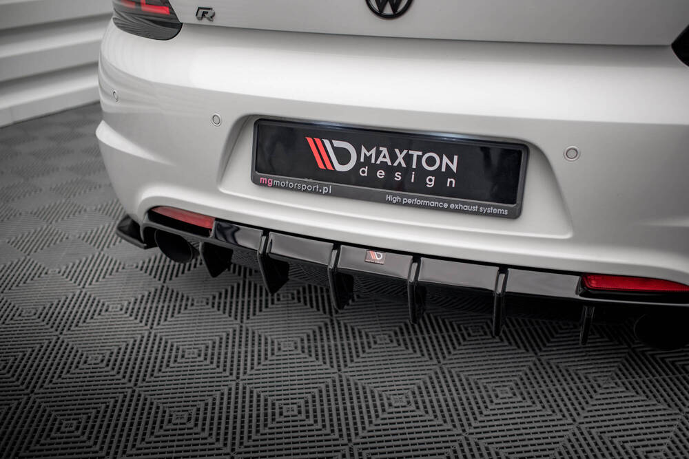 Diffuser V.1 Volkswagen Scirocco R Maxton Glans Zwart