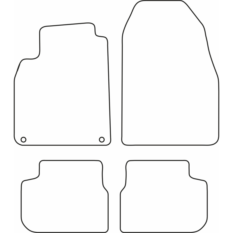 Set de tapis de sol sur mesure pour Saab 9-3 cabrio 2002-2008