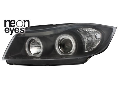 Phares BMW E90/E91 Angel Eyes Ice CCFL