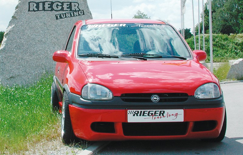 Voorspoilerlip aanzet versie 2 Opel Corsa B 97- Rieger
