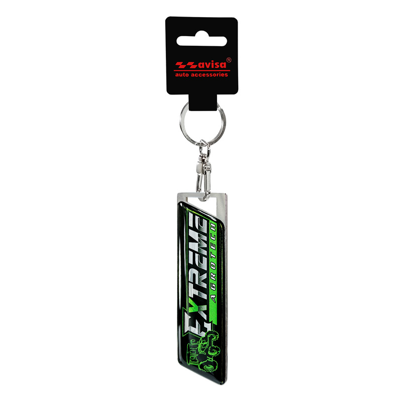 Porte-clés en acier inoxydable - Extreme Agrotech 3D