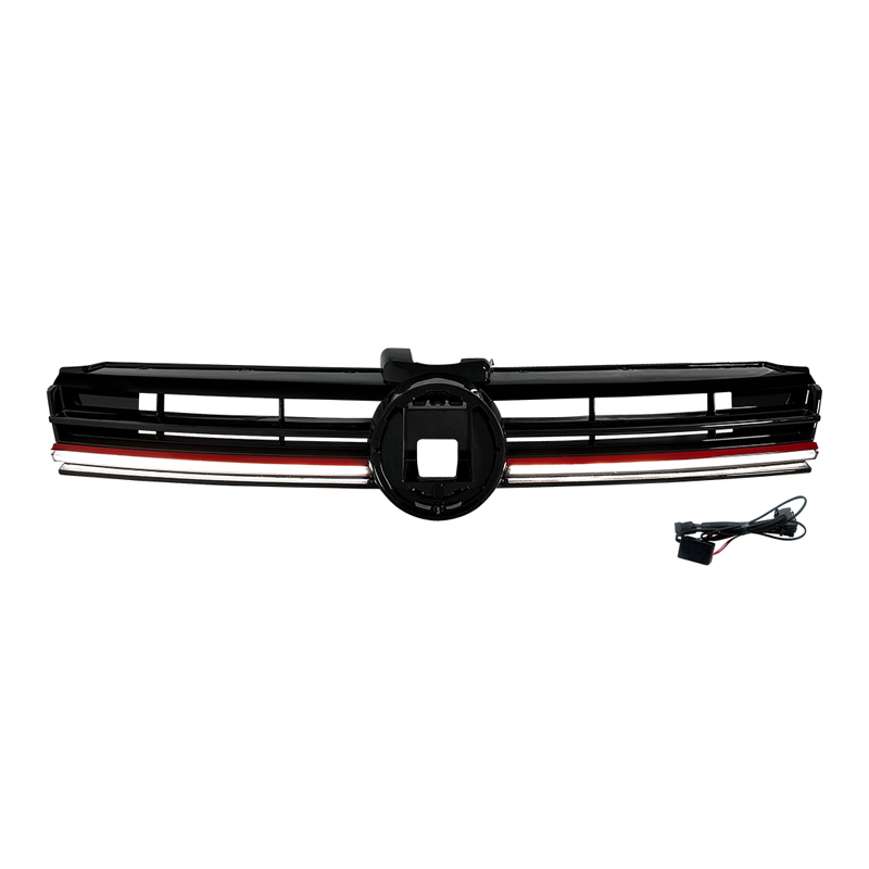 Grill en Optique-R avec Bande-LED sur mesure pour Volkswagen Golf VII (7.5) HB/Variant Facelift 2017-2020