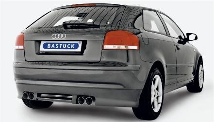 Insert cantonnière arrière Audi A3 8P Bastuck
