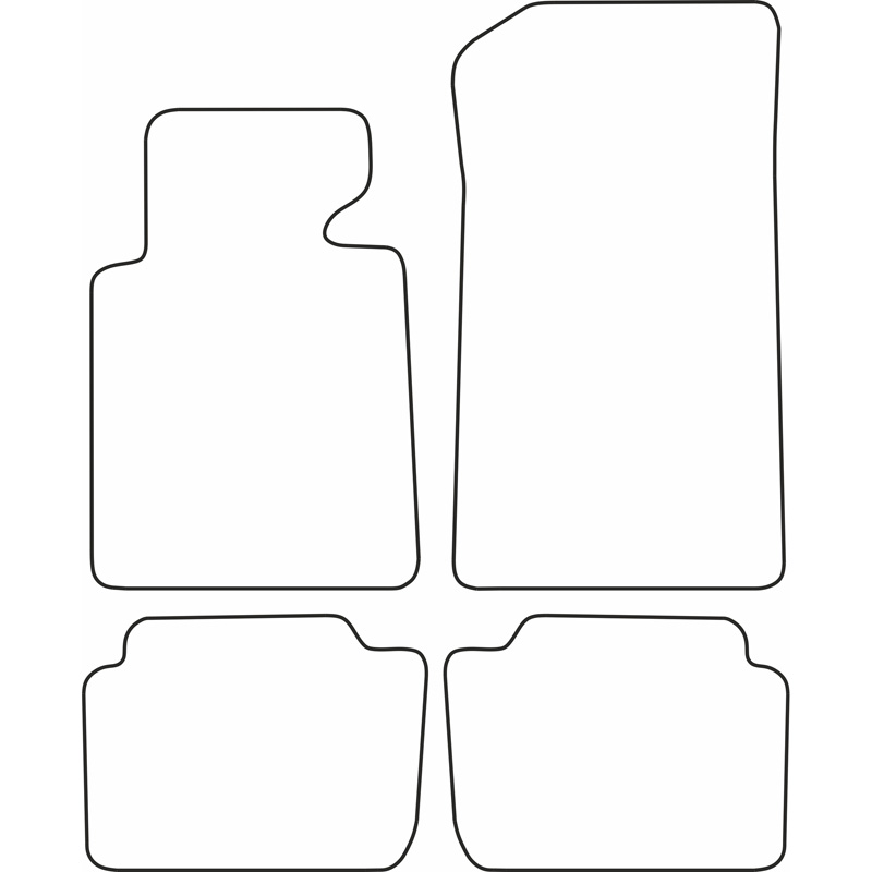 Set de tapis de sol sur mesure pour BMW Série 3 (E46) 1998-2002
