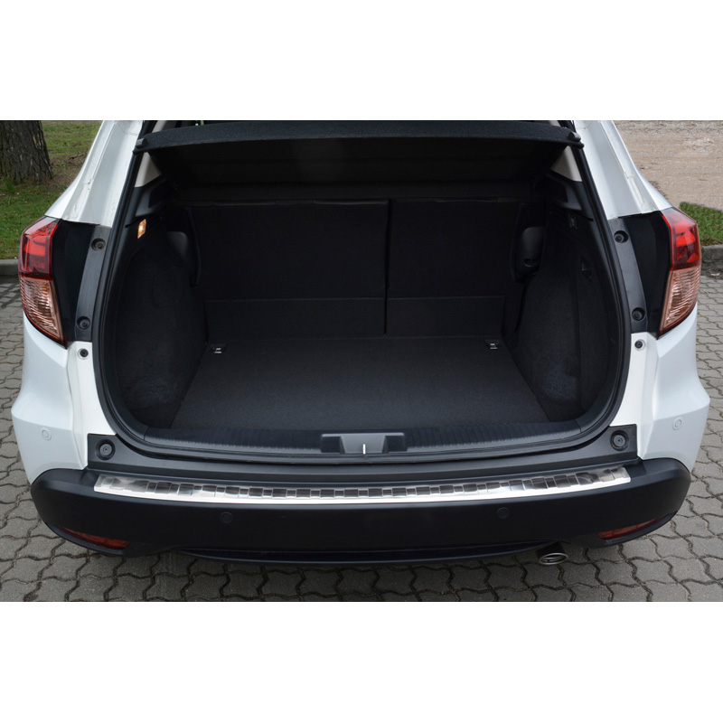 Protection de seuil arrière inox sur mesure pour Honda HR-V 2015-2018 & FL 2018- Excl. HR-V 2020 Sport 'Ribs'