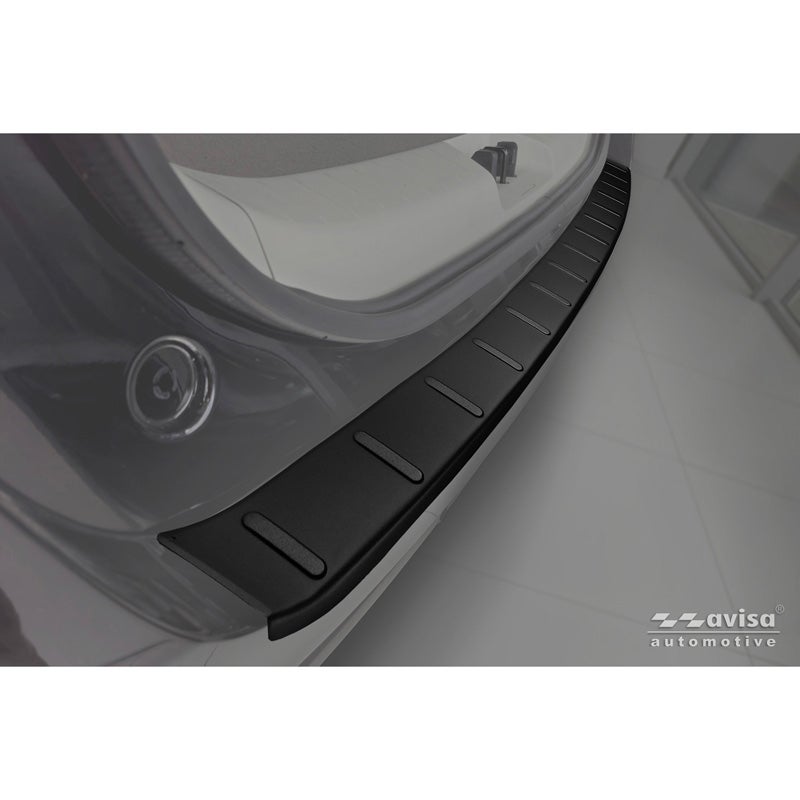 Avisa Protection de Seuil de Coffre Acier Inox sur mesure pour Forthing U-Tour 2023- - Noir Mat