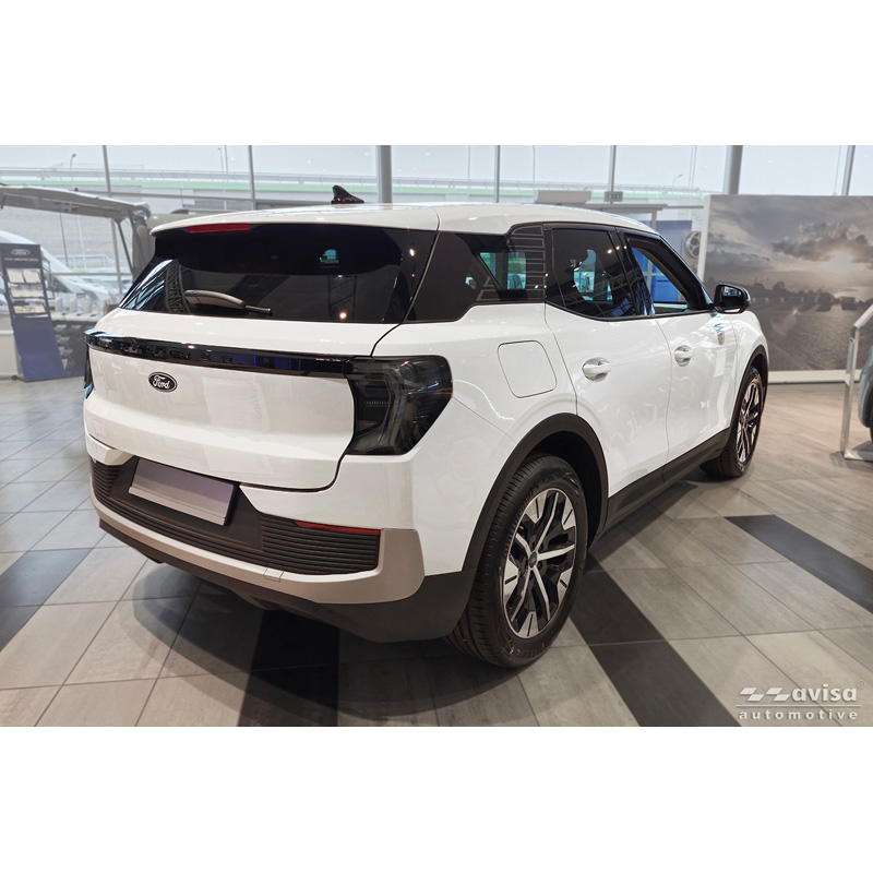 Avisa Protection de seuil arrière inox sur mesure pour Ford Explorer EV 2024- 'Ribs'