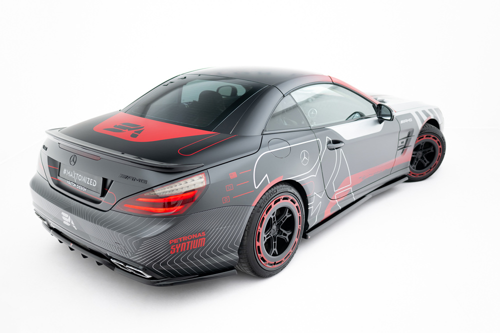 Achter Diffuser passend voor Mercedes-Benz SL63 AMG R231 Maxton