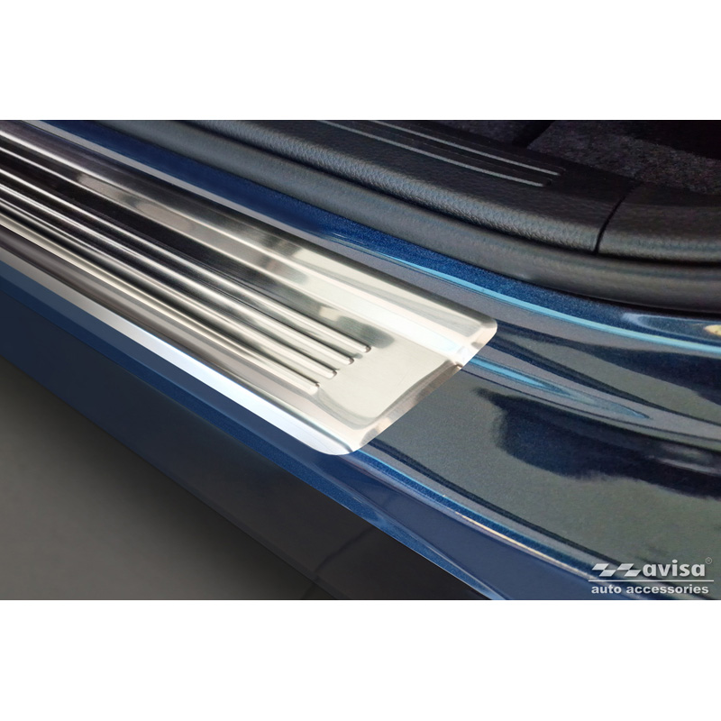 Seuils de portes inoxydable sur mesure pour Honda CR-V VI (RS_) 2023- 'Lines' - 4-pièces