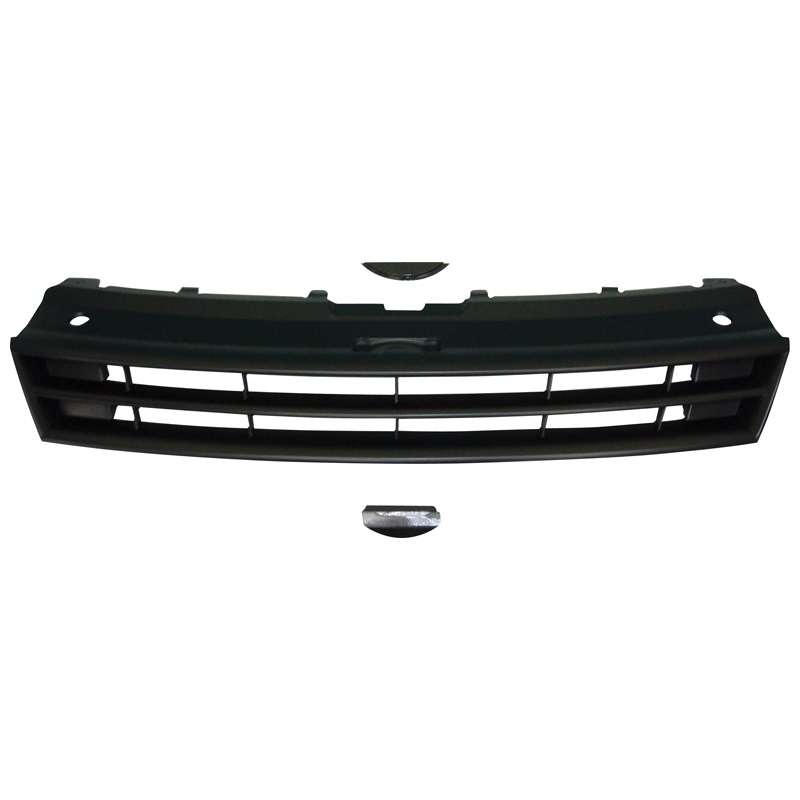 Grille sans logo sur mesure pour Volkswagen Polo 6R 2009-2014 - Noir