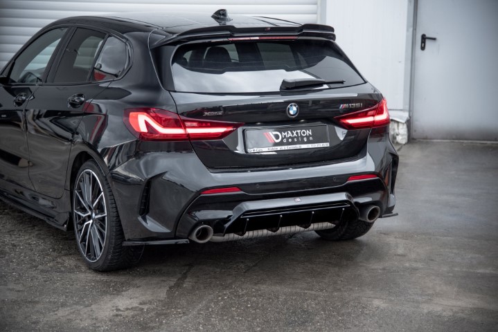 Achter Diffusors zijkanten BMW 1 Serie F40 M-Pack/ M135i Glans Zwart V3