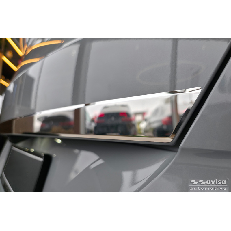 Avisa Revêtement d'habillage du hayon du coffre inox Chrome sur mesure pour BMW X3 (G45) 2024- excl. M-Sport
