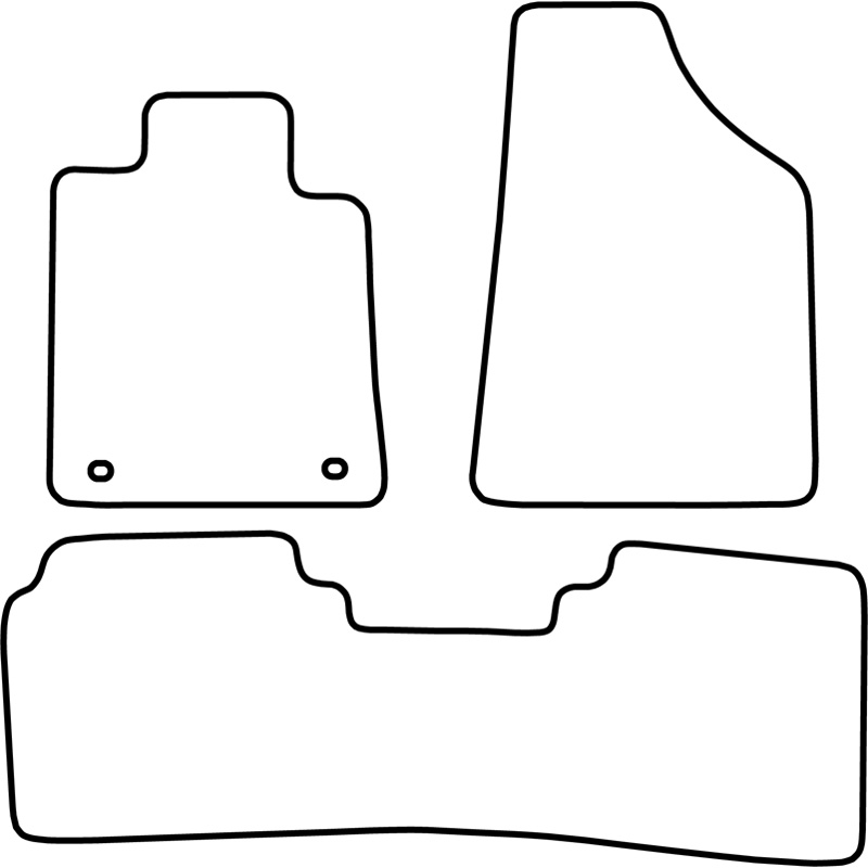 Set de tapis de sol sur mesure pour Renault Safrane 1992-2000